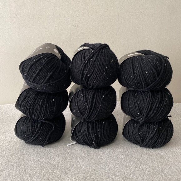 NWT Lamana Como Grande Tweed Colour 01T Black Lot of 9 - Picture 4 of 9